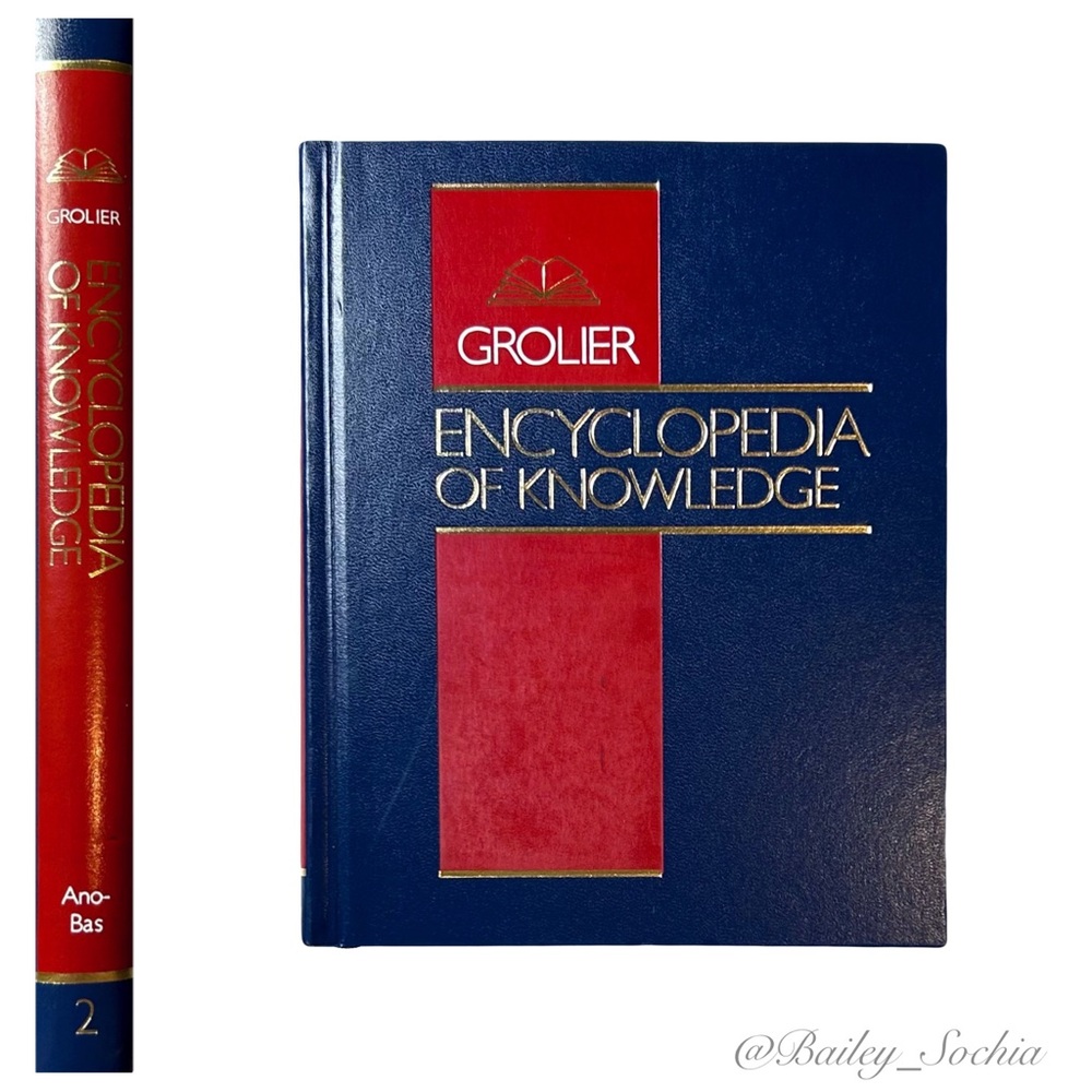 Grolier Encyclopedia of Knowledge Volume 2 Ano-Bas